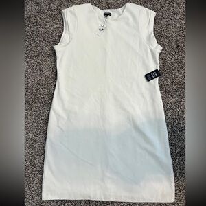 NWT Express women’s white dress size large.